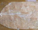 赤ピーマンで鶏ささみのタタキ詰め♪作り方2写真