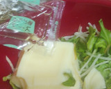 リカちゃん♡玉子豆腐の白和え風ꕤ*｡ﾟ作り方4写真