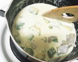 アボカドと舞茸のクリームパスタ作り方4写真
