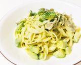 アボカドと舞茸のクリームパスタ作り方6写真