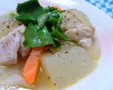 ダブルだしで☆冬瓜と鶏肉のスープ煮作り方8写真