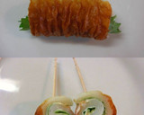 お弁当おつまみに❤ちくわと大葉のくるくる作り方3写真