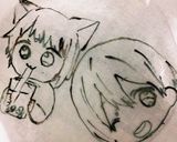 すとぷりるぅとくんオブラートキャラ弁作り方1写真