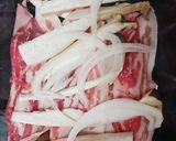 豚しゃぶ肉とエリンギのレンチン蒸し作り方4写真