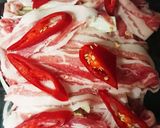 豚しゃぶ肉とエリンギのレンチン蒸し作り方5写真