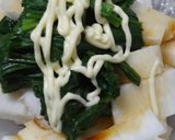 めんつゆ長芋ほうれん草 和え作り方5写真