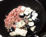 ナスと豆腐の肉炒め作り方4写真