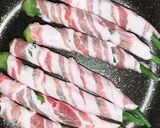 オクラの豚バラ巻き作り方3写真