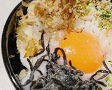 塩昆布と鰹節の卵かけご飯基本形作り方5写真
