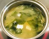 シンプルねぎとワカメと豆腐のお味噌汁作り方3写真