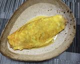 簡単おつまみ☆母の味、甘い挽肉オムレツ作り方4写真