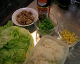 簡単・いろどり炒飯作り方1写真