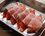 サーモンの生ハム巻き焼き お弁当おかずに作り方1写真