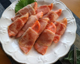 サーモンの生ハム巻き焼き お弁当おかずに作り方2写真