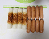 ちくわとソーセージのケチャップ炒め作り方1写真