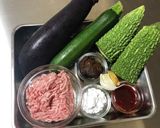 夏野菜の赤味噌麻婆【赤味噌】【夏野菜】作り方1写真