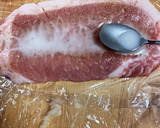 米粉フレークのとんかつ　(玉子不使用)作り方3写真