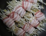 もやしの豚バラ巻き作り方1写真