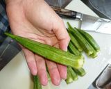 簡単！オクラのごま塩昆布あえ作り方2写真