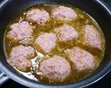 簡単！丸めないハンバーグのカレー煮作り方3写真