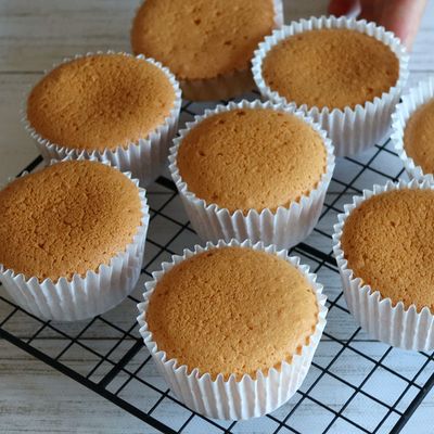 簡単】失敗しないカップシフォンケーキ by まんぷくcafe