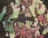 キャベツの牛肉炒め　お弁当に簡単作り方3写真