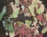 キャベツの牛肉炒め　お弁当に簡単作り方3写真