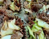 キャベツの牛肉炒め　お弁当に簡単作り方5写真