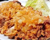 カレー竜田の醤油バターソースがけ作り方6写真