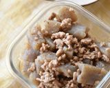 こんにゃくの肉味噌甘辛炒め【作り置き】作り方4写真