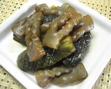 残った煮魚汁で茄子とこんにゃくの煮物を！作り方6写真