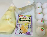 シーズニングで☆フワフワたまごやき作り方1写真