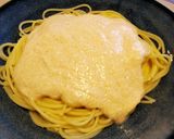 ふわとろ〜明太子豆腐クリームパスタ作り方5写真