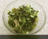 黒酢とレモン汁でさっぱり塩クラゲの酢の物作り方9写真