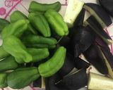 ◆遠野辛パドロンと旬の野菜のトマト煮◆作り方1写真