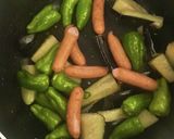 ◆遠野辛パドロンと旬の野菜のトマト煮◆作り方3写真
