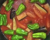 ◆遠野辛パドロンと旬の野菜のトマト煮◆作り方4写真