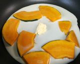 お弁当にかぼちゃのミルク煮(*´∀`)♪作り方2写真