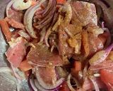 鮪とバジルトマトの冷製パスタ作り方5写真