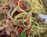 鮪とバジルトマトの冷製パスタ作り方8写真