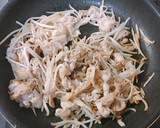 簡単♡豚バラともやしの豚平焼き作り方2写真