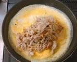 簡単♡豚バラともやしの豚平焼き作り方4写真