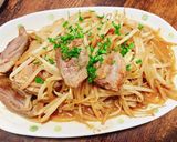豚ハラミともやしの味噌炒め作り方6写真