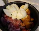 野菜ジュース&炊飯器で鳥もも煮込み！作り方3写真