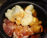 野菜ジュース&炊飯器で鳥もも煮込み！作り方4写真