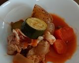 野菜ジュース&炊飯器で鳥もも煮込み！作り方6写真