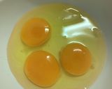 甘さ抑えめ!枝豆の卵焼き作り方1写真
