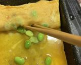甘さ抑えめ!枝豆の卵焼き作り方6写真
