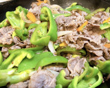 牛肉と丸ごとピーマンスタミナ炒め作り方6写真