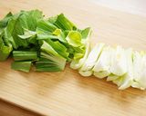 牛肉と青梗菜の固焼きそば(電気圧力鍋)作り方6写真